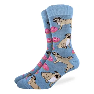 Unisex Pugs and Donuts Socks