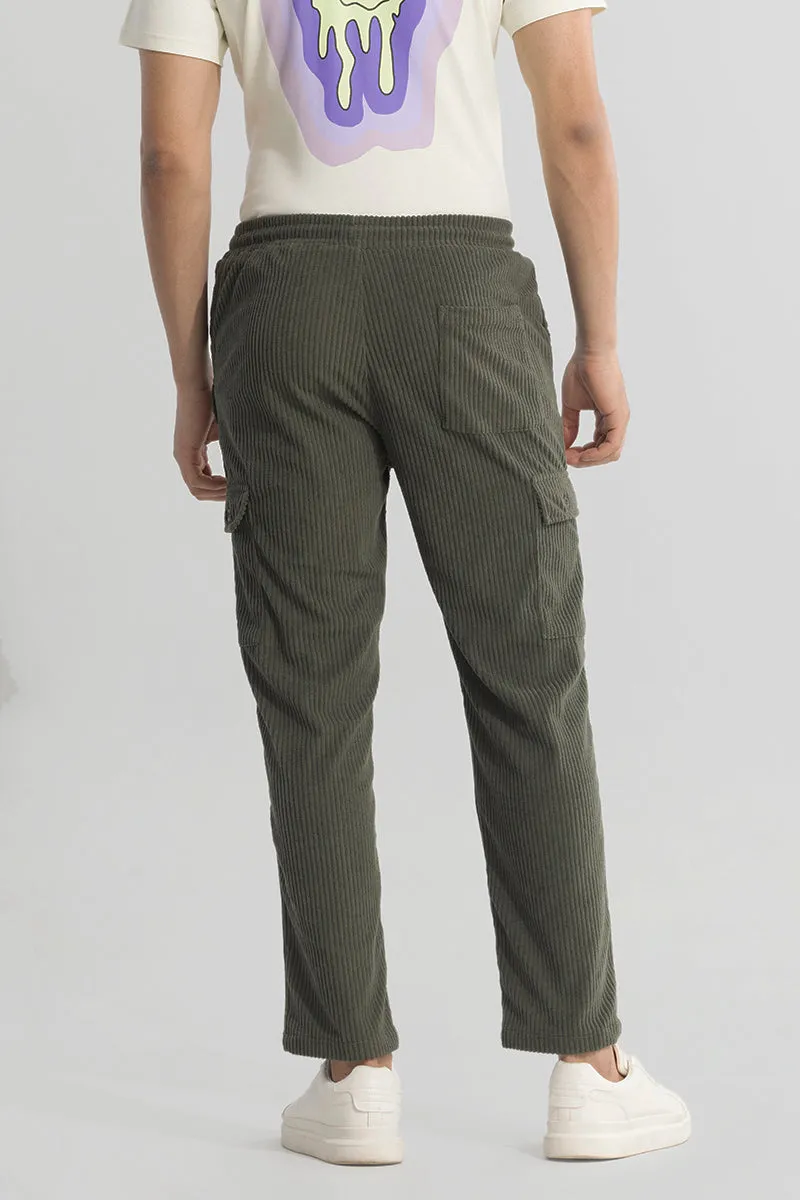 Urban Cord Olive Corduroy Cargo Pant