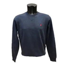 US Polo Assn Lightweight cotton crewneck sweatshirt 6152652088 179 navy 