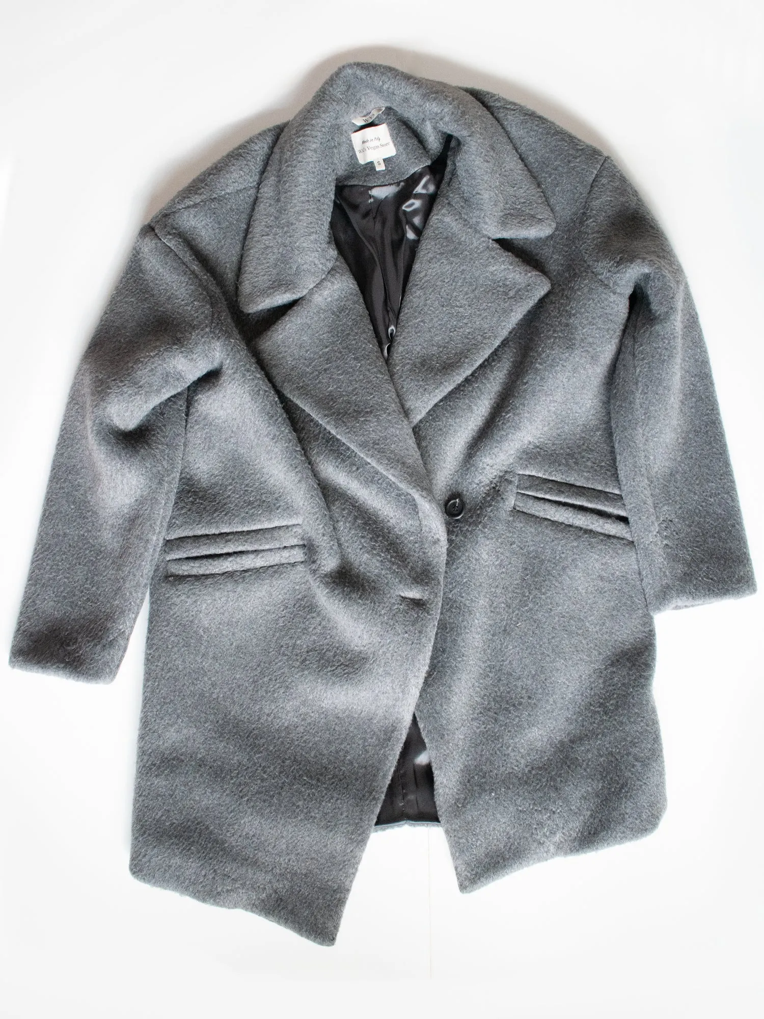 Vegan Wool Oversize Coat