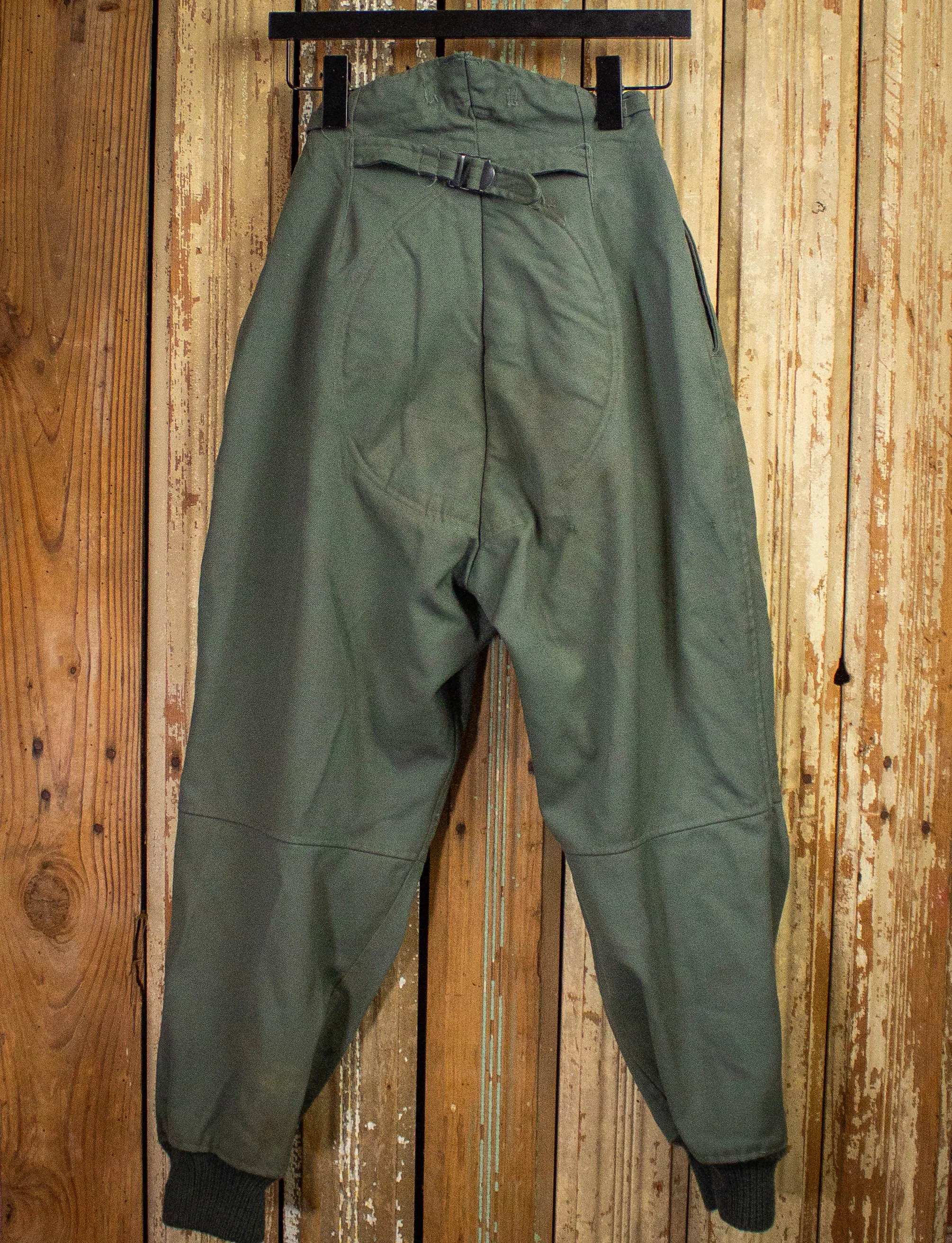 Vintage US Air Force E-18 Inner Flying Pants Olive Green 28w