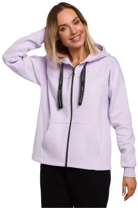 Violet Full Zip Hooded Sweatshirt