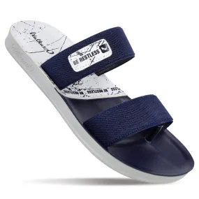 Walkaroo Mens Stylish Blue and White Sandals - Model WG5432 for Comfort and Durability