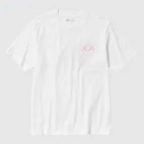 White / Pink KAWS UT (Short-Sleeve Graphic T-Shirt)