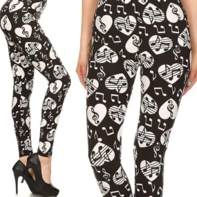 Wicked Soft Musical Romance OS Leggings