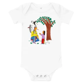 Wisdom - Baby short sleeve one piece