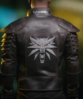 Wolf School Cyberpunk 2077 Leather Jacket