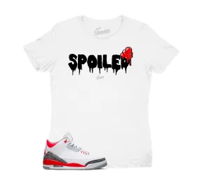 Womens - Fire Red 3  Spoiled Shirt