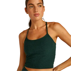 Women's Spacedye Slim Racerback Cropped Tank