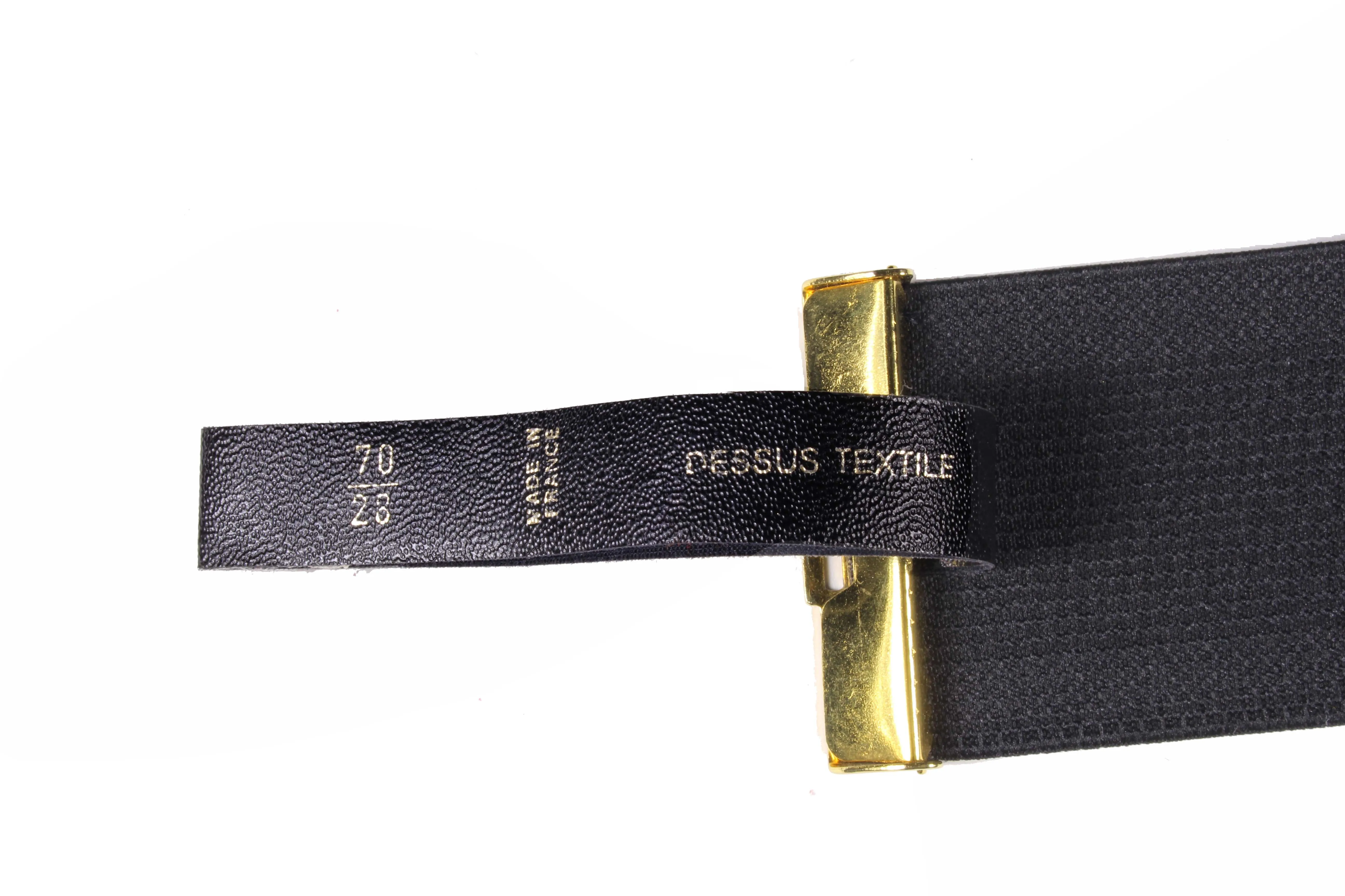 YVES SAINT LAURENT elastic Logo belt