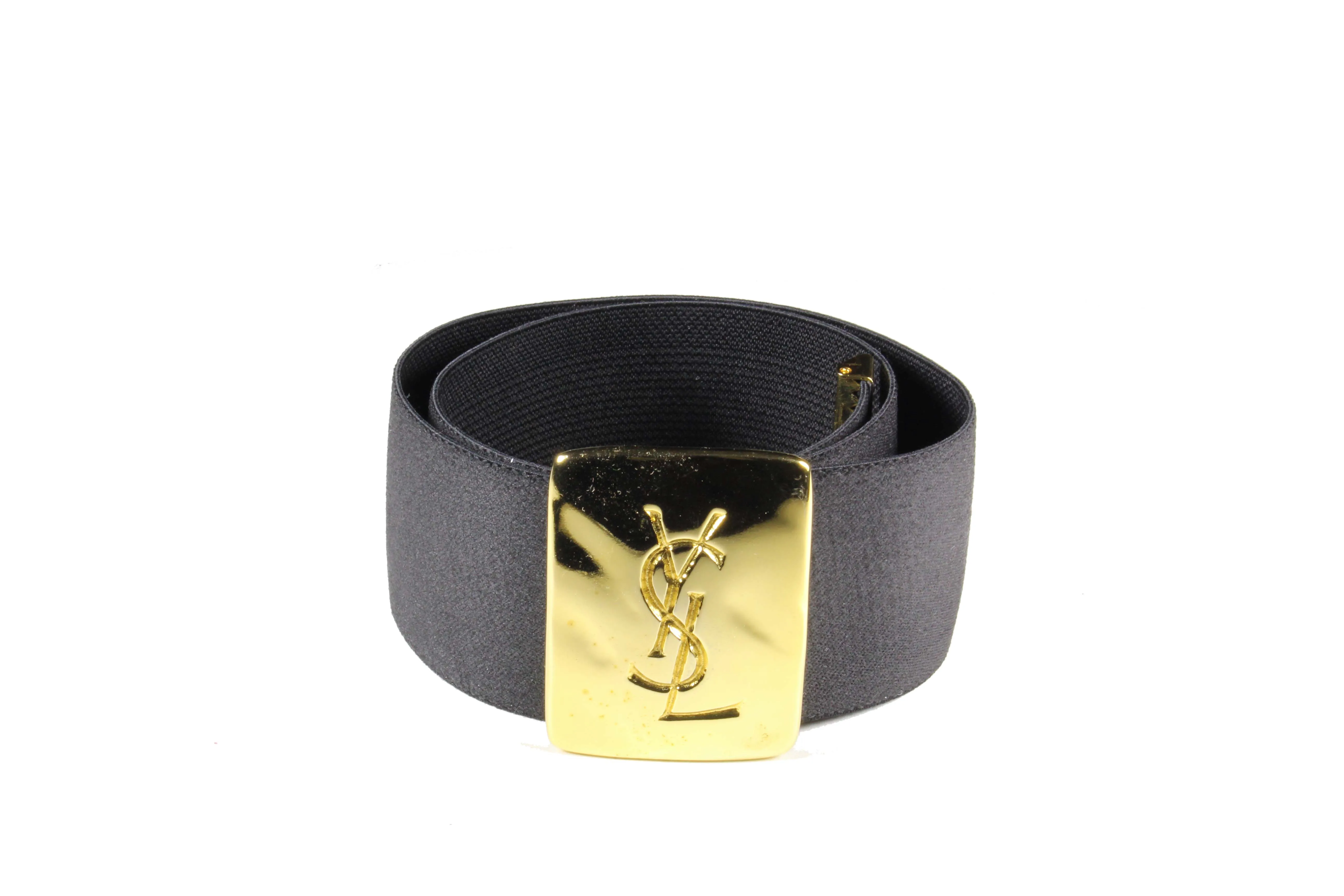 YVES SAINT LAURENT elastic Logo belt