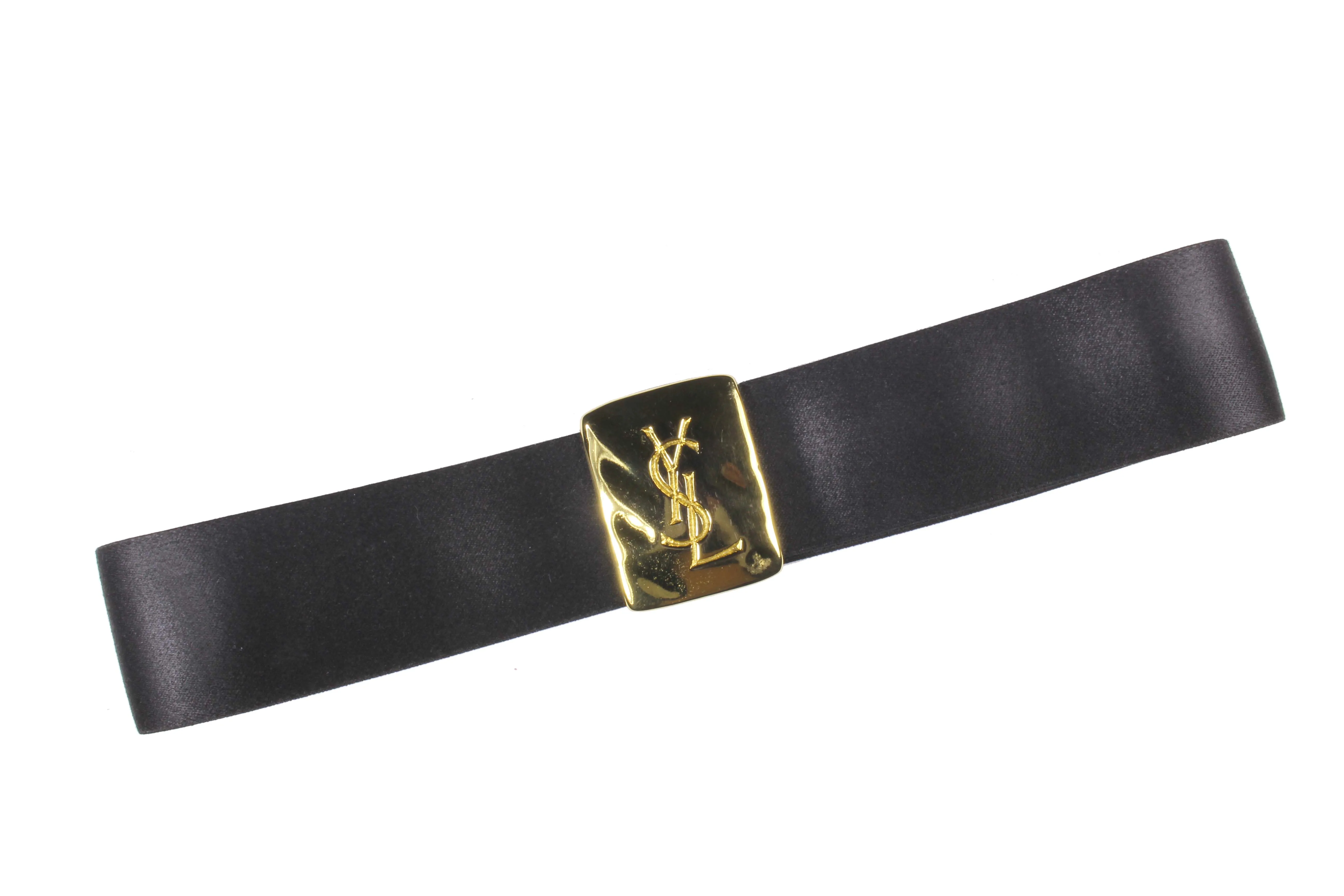 YVES SAINT LAURENT elastic Logo belt