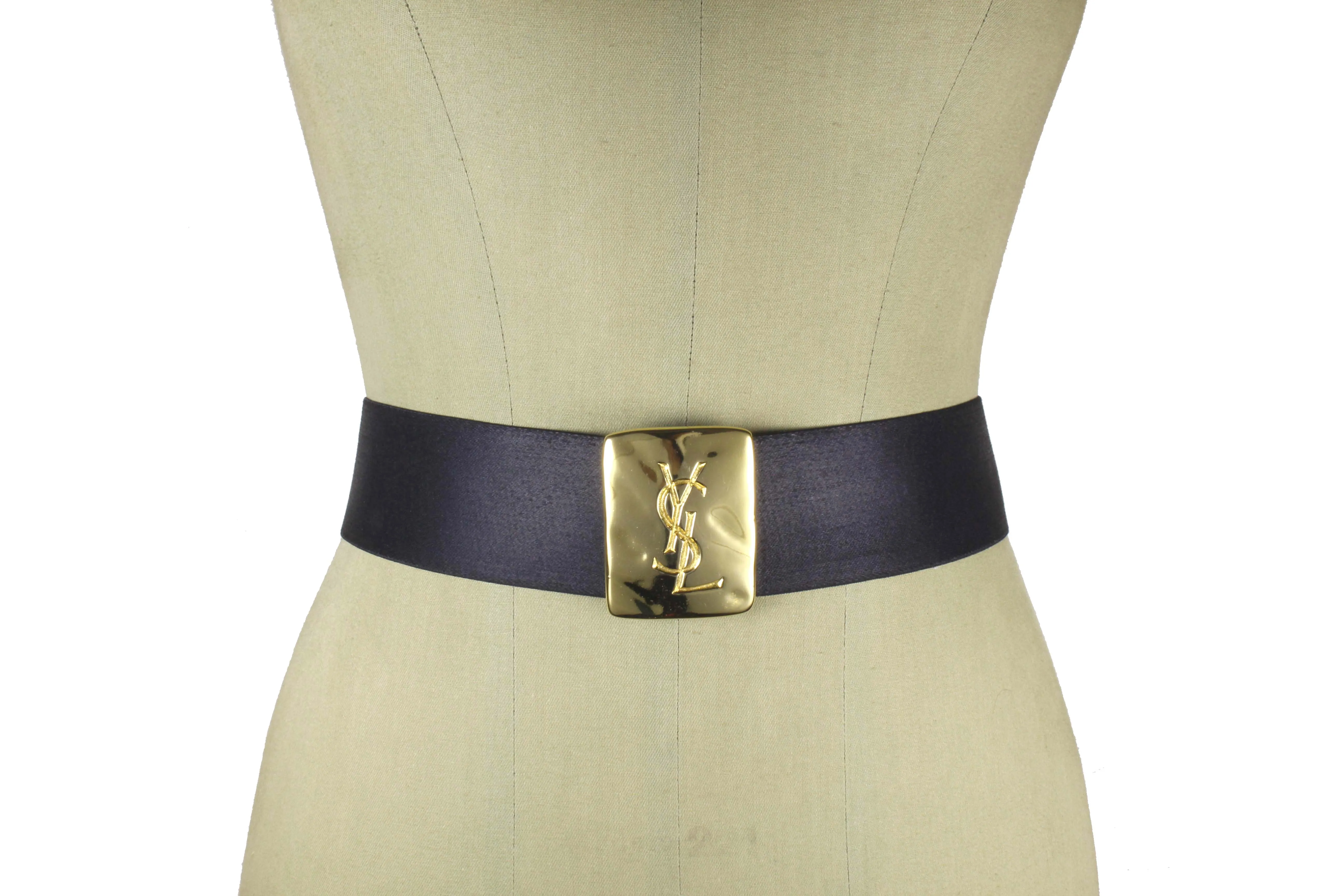 YVES SAINT LAURENT elastic Logo belt