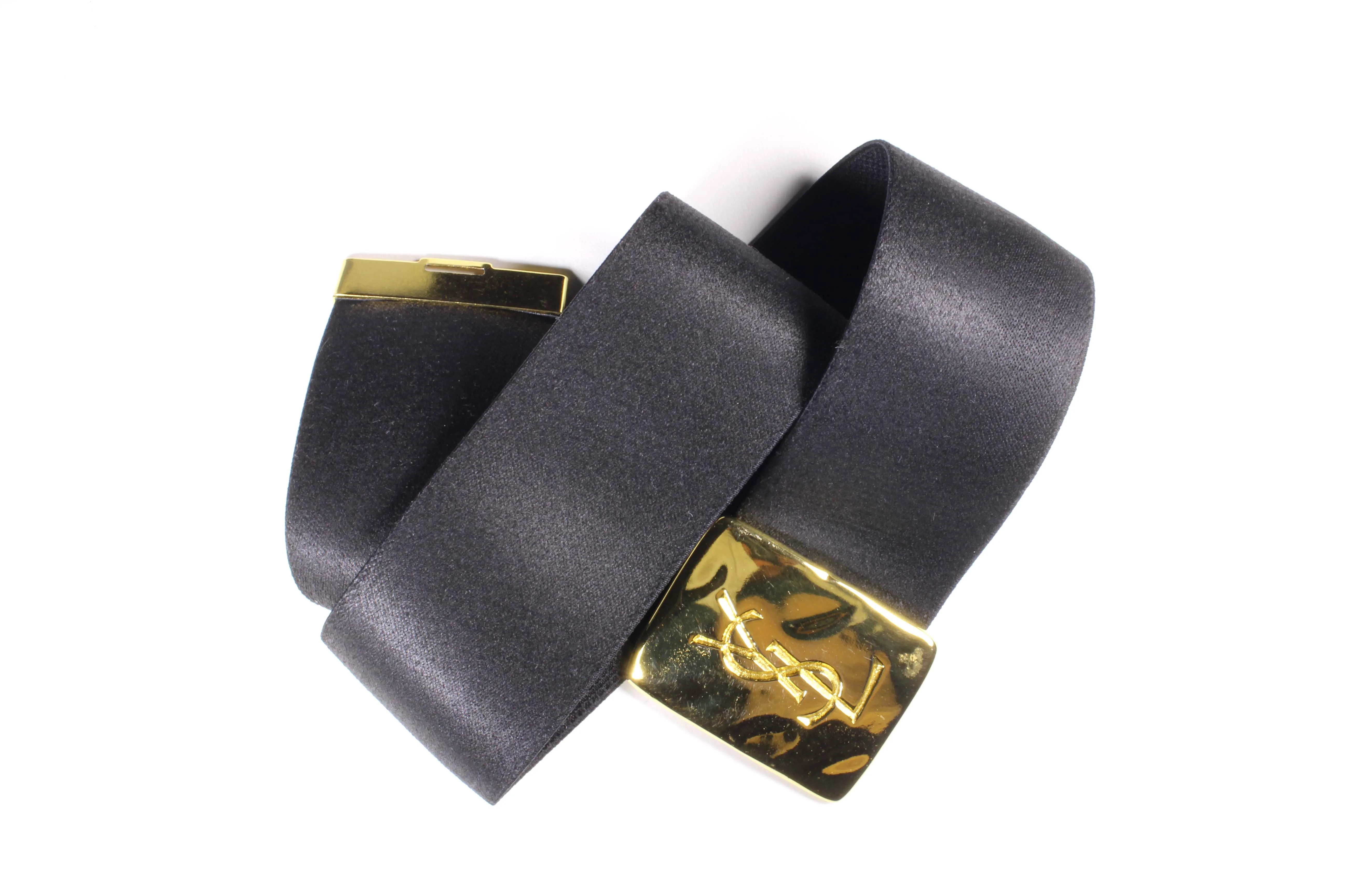 YVES SAINT LAURENT elastic Logo belt